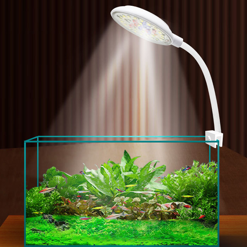 Marine Aquarium Water Change - USB 어항 소형 클립 라이트 수초