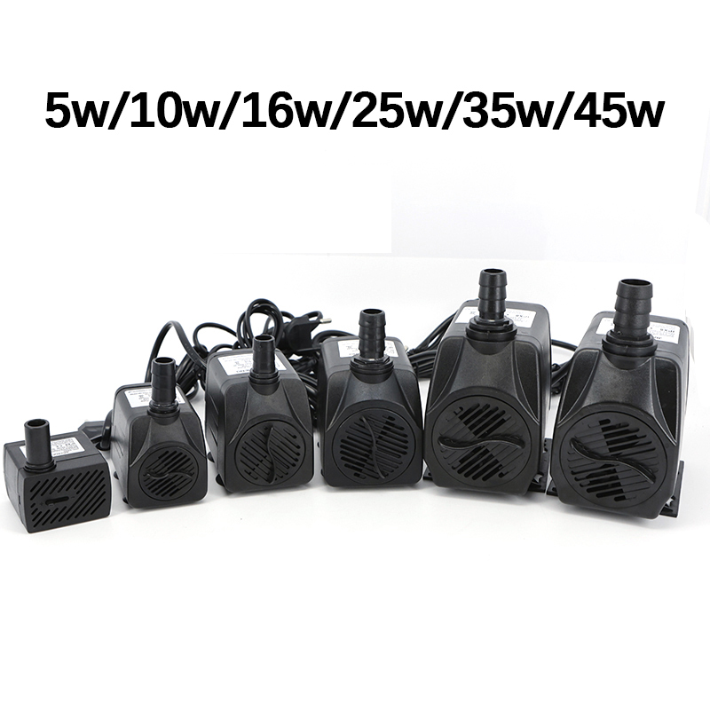 Marine Aquarium Dc Pump - 3/5/10/16/25/35/45W EU 220v 수중 물 미크로