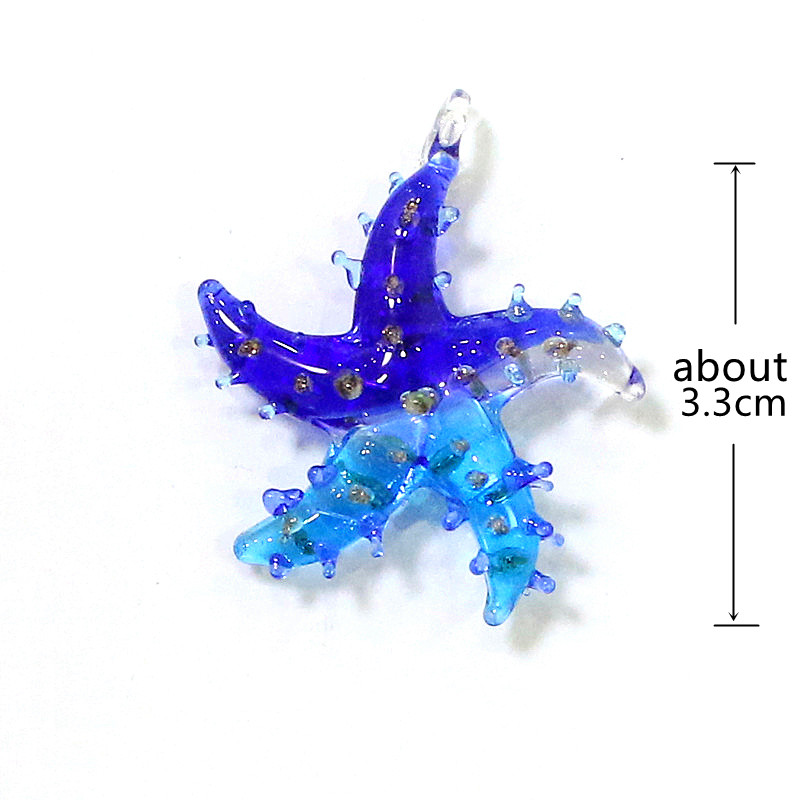 컬러풀 귀여운 미니 유리 해바라기 물고기 펜던트 DIY - Aquarium Marine Color 리뷰 및 가격