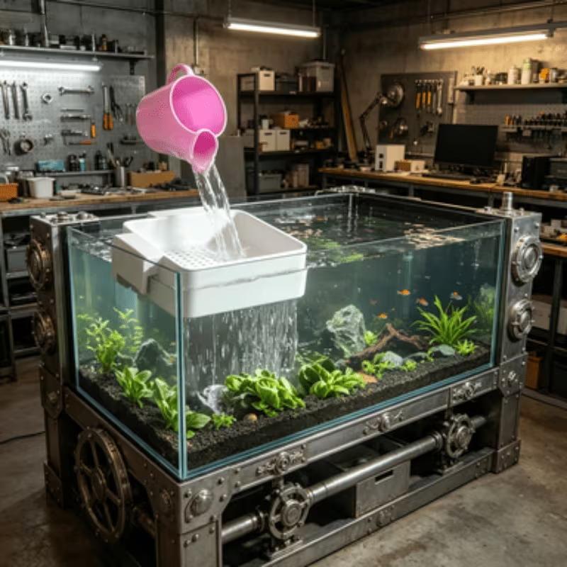 새로운 수족관 어항 물 교환 흐름 디퓨저 역류 방지 모 - Marine Aquarium Water Change 리뷰 및 가격