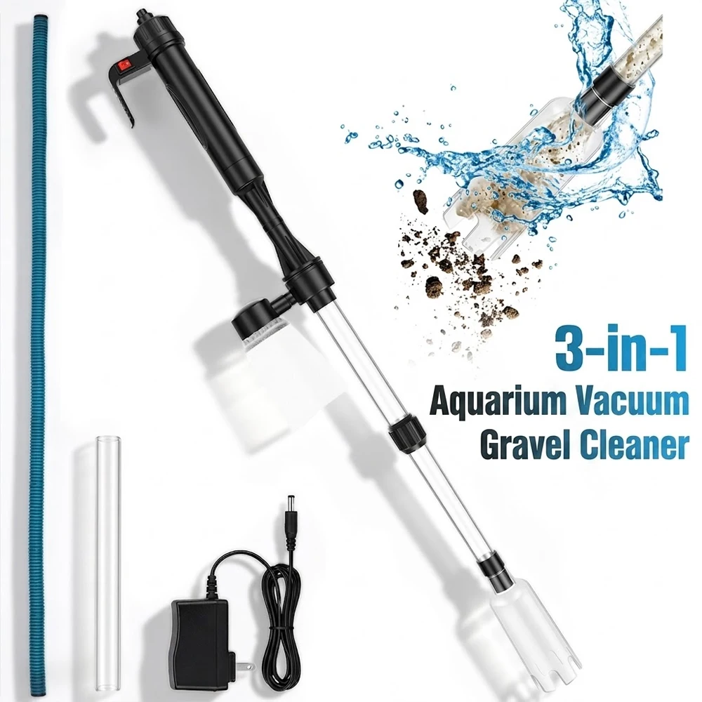 수족관 진공 자갈 청소기 3 in 1 어항 진공청소기  - Marine Aquarium Water Change 리뷰 및 가격
