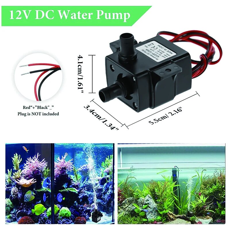 240L/H 워터 펌프 DC 12V 브러시리스 모터 순 - Marine Aquarium Dc Pump 리뷰 및 가격