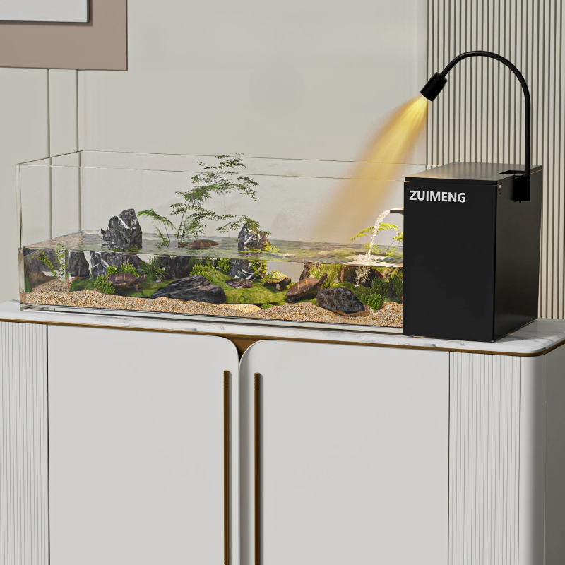 ‌ 거북이 수족관 - 물고기와 거북이를 위한 하이브리드 - Marine Aquarium All In One 리뷰 및 가격