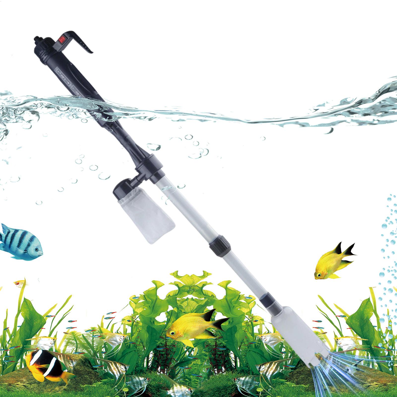 어항 진공 청소기 조절식 텔레스코픽 USB 어항 물 교 - Marine Aquarium Water Change 리뷰 및 가격