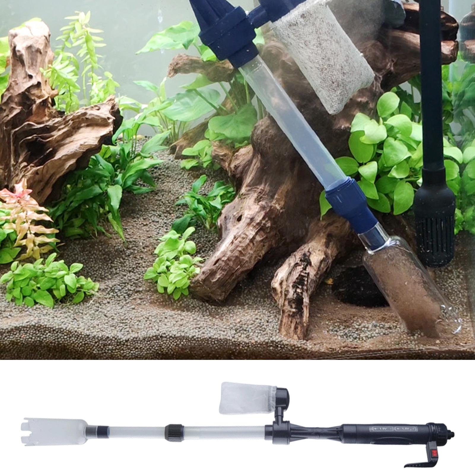 어항 진공 청소기 조절식 텔레스코픽 USB 어항 물 교 - Marine Aquarium Water Change 리뷰 및 가격
