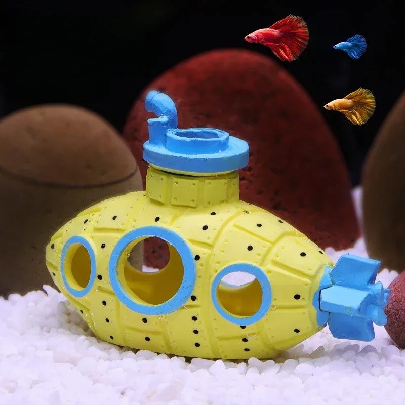 레진 잠수함 장식품 수족관 어항 장식 물고기 새우 은신 - Marine Aquarium All In One 리뷰 및 가격
