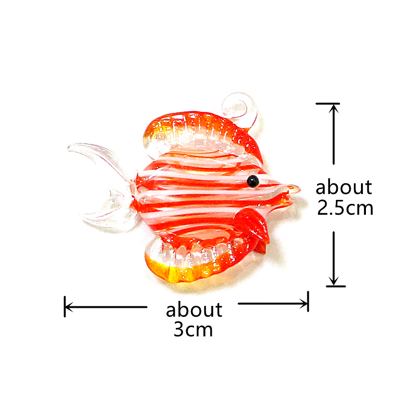손으로 만든 열대어 미니어처 유리 펜던트 수족관 장식  - Marine Aquarium Orp 리뷰 및 가격